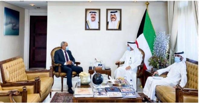 لقاء سعادة السفير مع الوزير المفوض مساعد وزير الخارجية لشؤون الوطن العربي